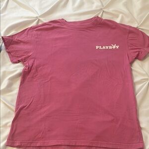 PLAYBOY Pink Short Sleeve Tee Casual Style